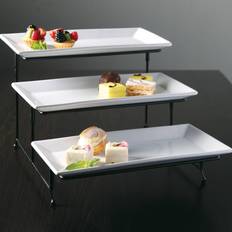 Serving Platters & Trays Gibson Elite Designs Gracious Dining 3 Tier Serving Dish