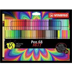 Stabilo Pen 68 Arty Fibre Tip Pens 65-pack