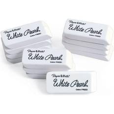 Papermate White Pearl Eraser Set of 12