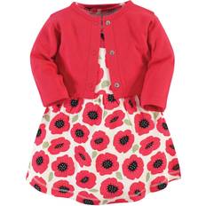 Touched By Nature Organic Cotton Dress & Cardigan - Poppy (10167675)