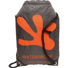 Gecko Drawstring Waterproof Backpack - Grey/Orange