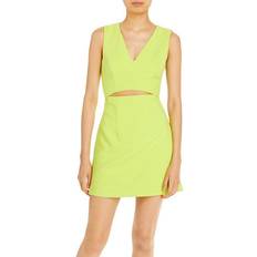 French Connection Whisper Cutout Dress - Sharp Green