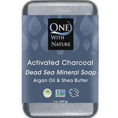 One With Nature Dead Sea Minerals Soap Activated Charcoal 7.1oz