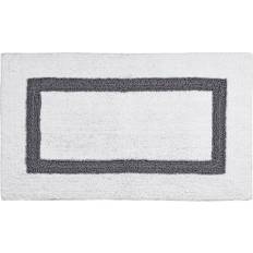Better trends Hotel Collection Bath Rug 2 pcs Gray, White 17x24"