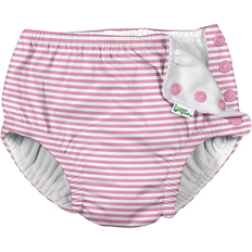 Green Sprouts Snap Reusable Absorbent Swim Diaper - Light Pink Pinstripe (30477547012227)