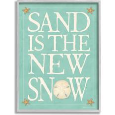 Stupell Industries Sand is the New Snow Framed Art 1.5x30"