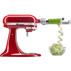 Silver kitchenaid mixer Food Mixers & Food Processors KitchenAid 7-Blade Spiralizer Plus with Peel Core and Slice Attachment