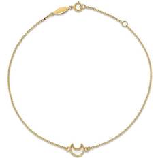 Macy's Gold Anklets Macy's Moon Anklet - Gold