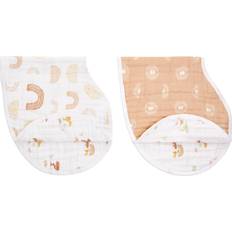 Pacifiers & Teething Toys Aden + Anais Boutique Cotton Muslin Burpy Bib Keep Rising 2-pack