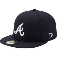 New Era Atlanta Braves Caps New Era Atlanta Braves Road Authentic Collection On-Field 59FIFTY Fitted Cap Sr