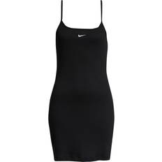 Nike Short Dresses Nike Sportswear Essential Women's Ribbed Dress - Black/White