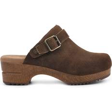 Synthetic Clogs White Mountain Being - Brown/Suede