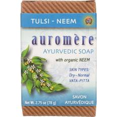 Bar Soaps Auromere Tulsi-Neem Ayurvedic Soap with Organic Neem 2.8oz
