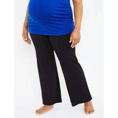 Motherhood Plus Size Essential Secret Fit Belly Maternity Yoga Pants Black