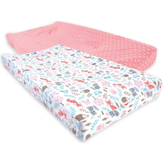 Hudson Fitted Changing Pad Cover Woodland Fox 2-pack