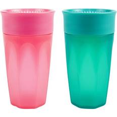 Chicco Insulated Flip-Top Straw Cup 9oz. 12m+ (2pk) in Blue Discover/Teal