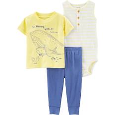 Carter's Whale Outfit Set - Yellow/Blue (V_1N035910)