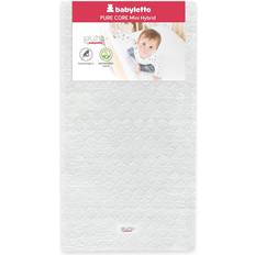 Babyletto Pure Core Mini Crib Mattress Hybrid Quilted Waterproof Cover 23.5x37.5"