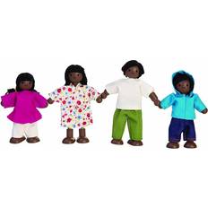 Plantoys Puppen & Puppenhäuser Plantoys Dollhouse Doll Family (Afro American