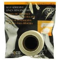 Textile Paint Lineco Self-Adhesive Linen Hinging Tape-White 1.25 X12