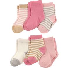 Touched By Nature Organic Cotton Socks 6-pack - Girl Stripes (10768672)