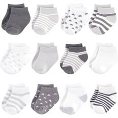 Touched By Nature Organic Cotton Socks - Cream Charcoal Stars (10763561)