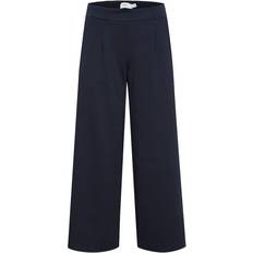 Ichi Kateih Sus Ankle Length Trousers - Total Eclipse