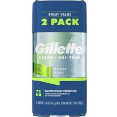 Gillette Toiletries Gillette Clear Gel Antiperspirant Power Rush Deo Stick 2-pack