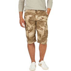 Lee Sur Belted Cargo Shorts - Mountain Lion Camo