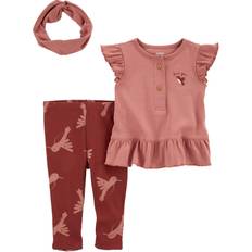 Other Sets Children's Clothing Carter's Little Bird Outfit Set 3-pack - Pink (V_1N678310)