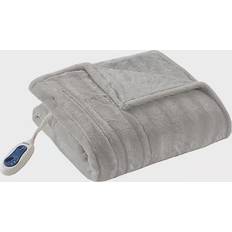 Heated throw Massage & Relaxation Products Beautyrest Heated Throw Blankets Gray (177.8x127)