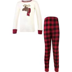 Touched By Nature Kid's Family Holiday Pajamas - Moose (11163456)