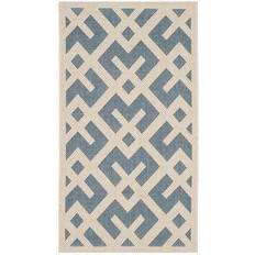 Beige Carpets on sale Safavieh Courtyard Collection Blue, Beige 48x67"
