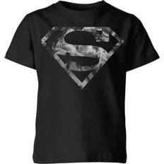 DC Comics Originals Marble Superman Logo Kids' T-Shirt 9-10
