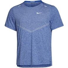 Nike Herre T-skjorter Nike Men's Dri-FIT Short-Sleeve Running Top - Game Royal/Heather
