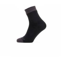 Viskose Socken Sealskinz Warm Weather Ankle Length Sock Unisex - Black/Grey