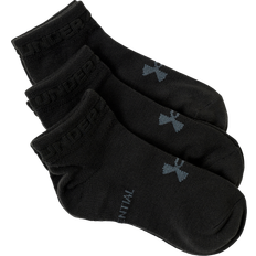 Under Armour Unisex UA Essential Low Cut Socks 3-pack - Black