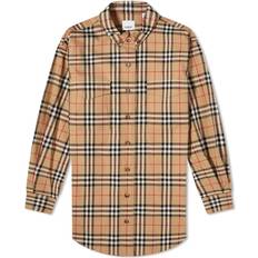 Burberry Long Sleeve Casual Shirt - Beige