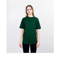 Ekologisk t-shirt, oversized, herr, burgundy