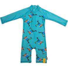 Elastan Badetøy Swimpy Pippi UV Suit - Turquoise
