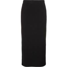 Damen - Viskose Röcke Pieces Kylie Skirt - Black