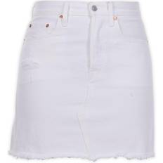 Levi's Deconstructed Iconic Boyfriend Skirt - Pearly White/Neutral