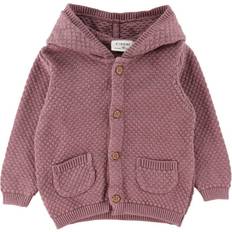 Tasche Cardigans Fixoni Knitted Cardigan - Grape Shake with Ears (5935-658)