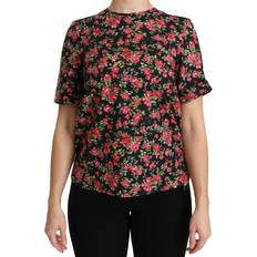 Dolce & Gabbana and Women's Floral Roses Short Sleeve Top TSH4267-36 IT38