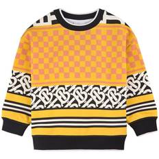 Burberry Kid's Martie Sweater - Acid Yellow IP Pattern