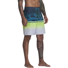 Under Armour Gradient-Striped E-Board Short - Cerulean Quirky Lime