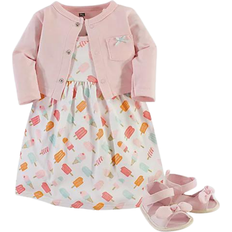 Hudson Dress, Cardigan And Shoes, 3-Piece - Ice Cream (65238103)
