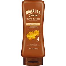 Shea Butter Self-Tan Hawaiian Tropic Dark Tanning Lotion Cocoa Butter SPF4 8fl oz