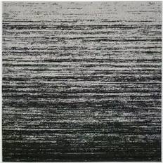 Polyester Carpets & Rugs Safavieh Adirondack Black, Silver 48x48"