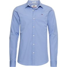 Herren Hemden reduziert Tommy Hilfiger Stretch Cotton Slim Shirt - Blue